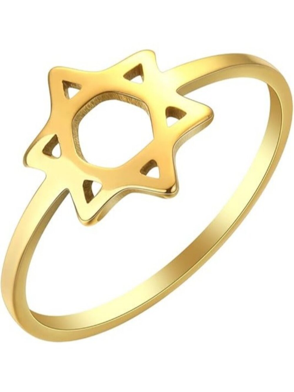 Star Cool Family Ring Lovely Gold Ring Sterling Gold